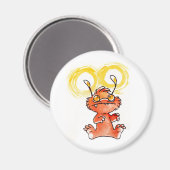 Glow Monster Magnet (Vorderseite/Rückseite)