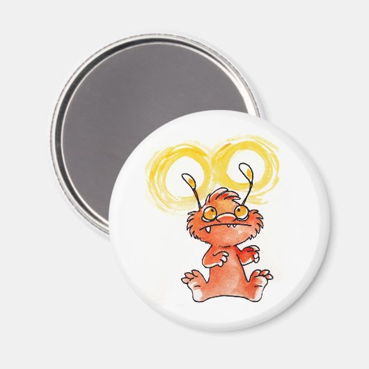 Glow Monster Magnet (Vorderseite/Rückseite)