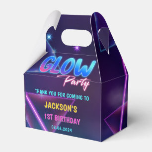 Glow Neon Lights Danke für die Geburtstagsparty Geschenkschachtel