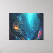 Glow of the Forgotten Depths Leinwanddruck (Vorderseite)