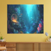 Glow of the Forgotten Depths Leinwanddruck (Insitu (Wohnzimmer))