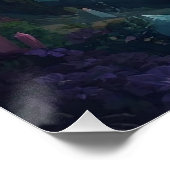 Glow of the Forgotten Depths Poster (Ecke)