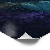 Glow of the Forgotten Depths Poster (Ecke)