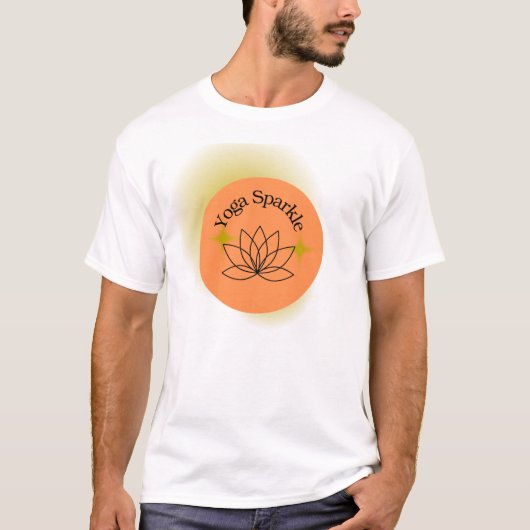 Glow of Yoga: Peaceful & Inspiring Design T-Shirt (Vorderseite)