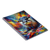 Glow Otter Notizbuch Notizblock (Rechte Seite)