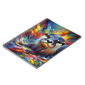 Glow Otter Notizbuch Notizblock (Linke Seite)