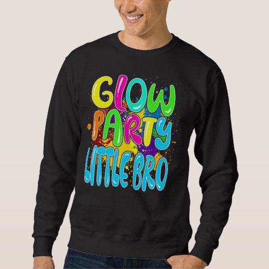 Glow Party Bekleidung Glühglanz Party Party Klein  Sweatshirt (Vorderseite)
