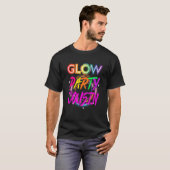 Glow Party Cousin Paint Splatter Effect Glow Part T-Shirt (Vorne ganz)