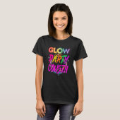 Glow Party Cousin Paint Splatter Effect Glow Part T-Shirt (Vorne ganz)