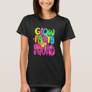 Glow Party Kleidung Glow Party Glow Party Squad T-Shirt
