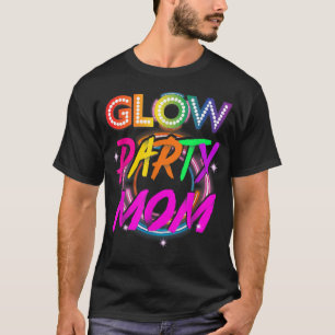 Glow Party Mama T Paint Spritzer Effect Glow Party T-Shirt