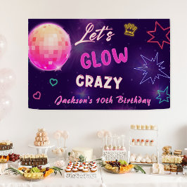 Glow Party Neorful Birthday Party Banner
