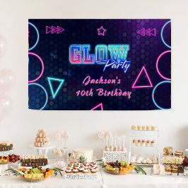 Glow Party Neorful Birthday Party Banner