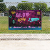 Glow Party Neorful Birthday Party Banner (Insitu)