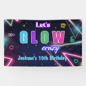 Glow Party Neorful Geburtstagsparty Banner (Horizontal)