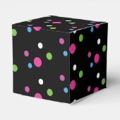Glow-Party-Punkte Geschenkschachtel (Rückseite)