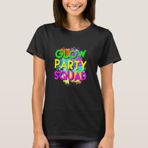 Glow Party Squad Halloween Kostüm T-Shirt