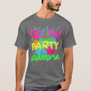 Glow Party Squad Oma Paint Spritzer Glow Party T-Shirt