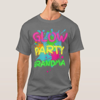 Glow Party Squad Oma Paint Spritzer Glow Party T-Shirt