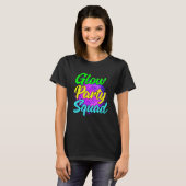Glow Party Squad Party Cute Paint Splatter Tee (Vorne ganz)