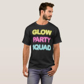 Glow Party Squad Shirt - Neon Glow Party Shirt Clu (Vorne ganz)
