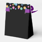 Glow & Roll Birthday bash Custom schwarz Geschenkschachtel (Rückseite)