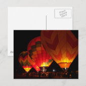 Glow Show Postkarte (Vorne/Hinten)