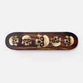Glow Skull Skateboard (Horizontal)