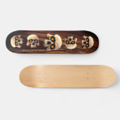 Glow Skull Skateboard (Horizontal)