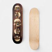 Glow Skull Skateboard (Vorderseite)