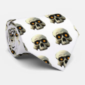 Glow Skulls Krawatte (Gerollt)