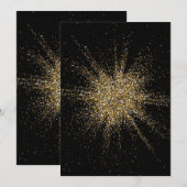 Glow Star 1 Dankeskarte (Vorne/Hinten)