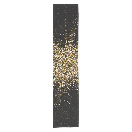 Glow Star 1 Kurzer Tischläufer (Vorderseite)