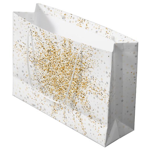 Glow Star 2 Große Geschenktüte (Vorderseite Schrägansicht)