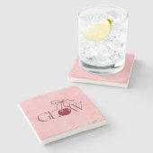 Glow Steinuntersetzer (Seitenansicht)