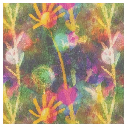 Glow Stems Stoff (Nahaufnahme)