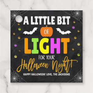 Glow Stick Halloween-Geschenktasten Geschenkanhänger