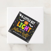 Glow Stick Halloween-Geschenktasten Geschenkanhänger (Beispiel)