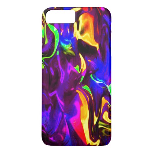 Glow Stick Rave Feuerkleckse Regenbogen Case-Mate iPhone Hülle (Rückseite)