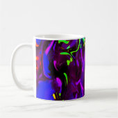 Glow Stick Rave Feuerkleckse Regenbogen Kaffeetasse (Links)