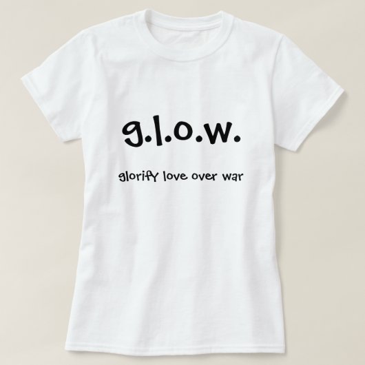 Glow T-Shirt (Design vorne)