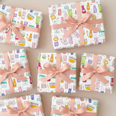 Glow Up Skincare Gift Wrap Geschenkpapier Set