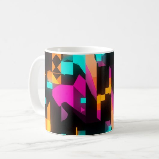 Glow-up-Tasse Kaffeetasse (Vorderseite Links)
