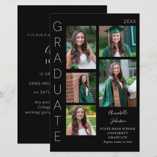 Glow - W & Black Graduate 6 Foto MED (Vorne/Hinten)