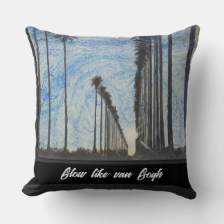 Glow wie van Gogh Kissen