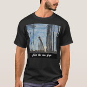 Glow wie van Gogh T-Shirt (Vorderseite)