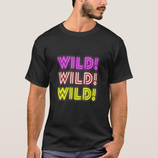 Glow Wild Tee Grafik Oberteil (Vorderseite)