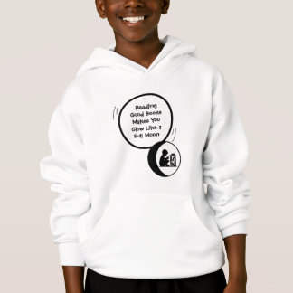 Glow With Books Kids Kapuzenpullover Hoodie