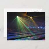 Glow Zone Bowling Postkarte (Vorne/Hinten)