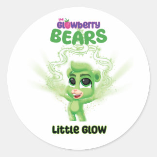 Glowberry Bears DustyLittle Glow Runder Aufkleber
